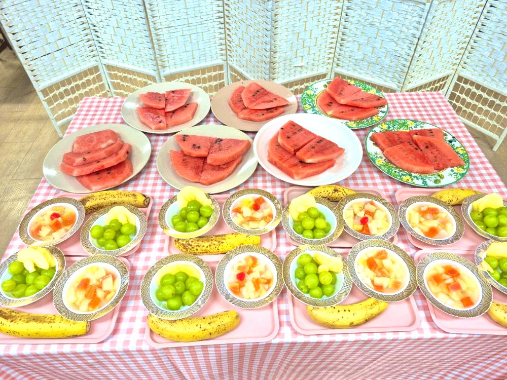 수박·포도·바나나 간식 상